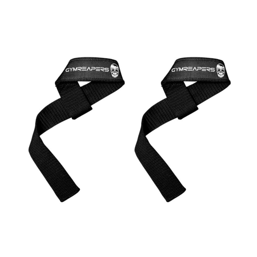 Gymreapers Lifting Wrist Straps for Weightlifting, Bodybuilding, Powerlifting, Strength Training, & Deadlifts - Padded Neoprene with 18 inch Cotton