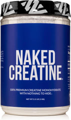 Pure Creatine Monohydrate – 200 Servings - 1,000 Grams, 2.2lb Bulk, Vegan, Non-GMO, Gluten Free, Soy Free. Aid Strength Gains, No Artificial Ingredients - Naked CREATINE