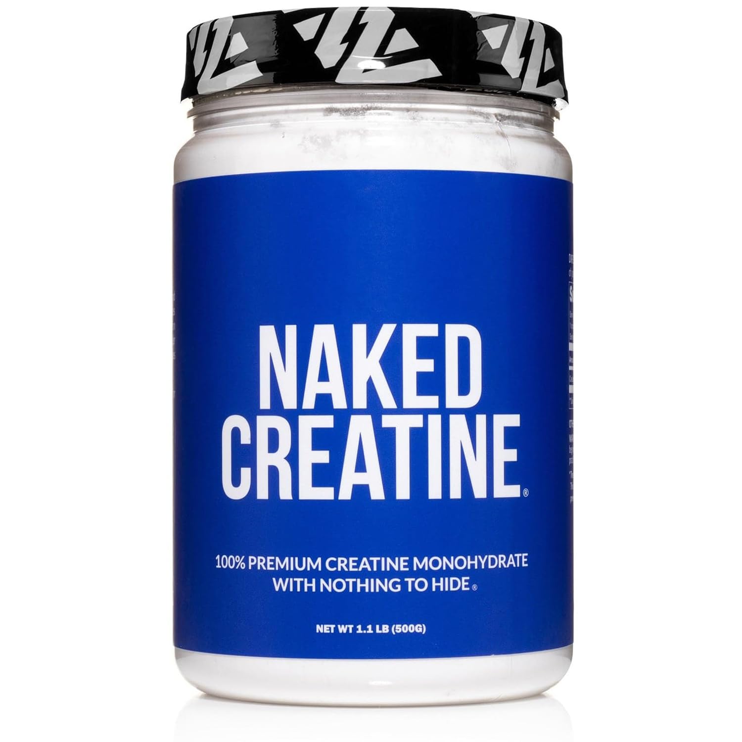 Pure Creatine Monohydrate – 200 Servings - 1,000 Grams, 2.2lb Bulk, Vegan, Non-GMO, Gluten Free, Soy Free. Aid Strength Gains, No Artificial Ingredients - Naked CREATINE